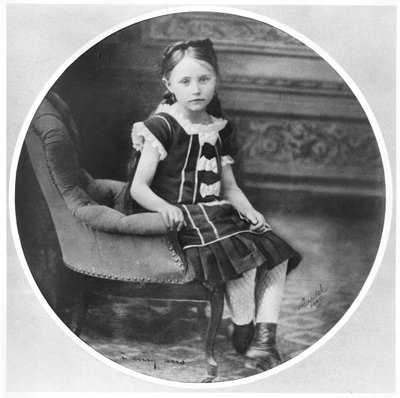 Colette aged 5, 1878 by French Photographer